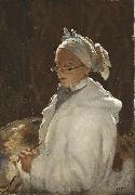 William Orpen Self-portrait with glasses oil painting artist